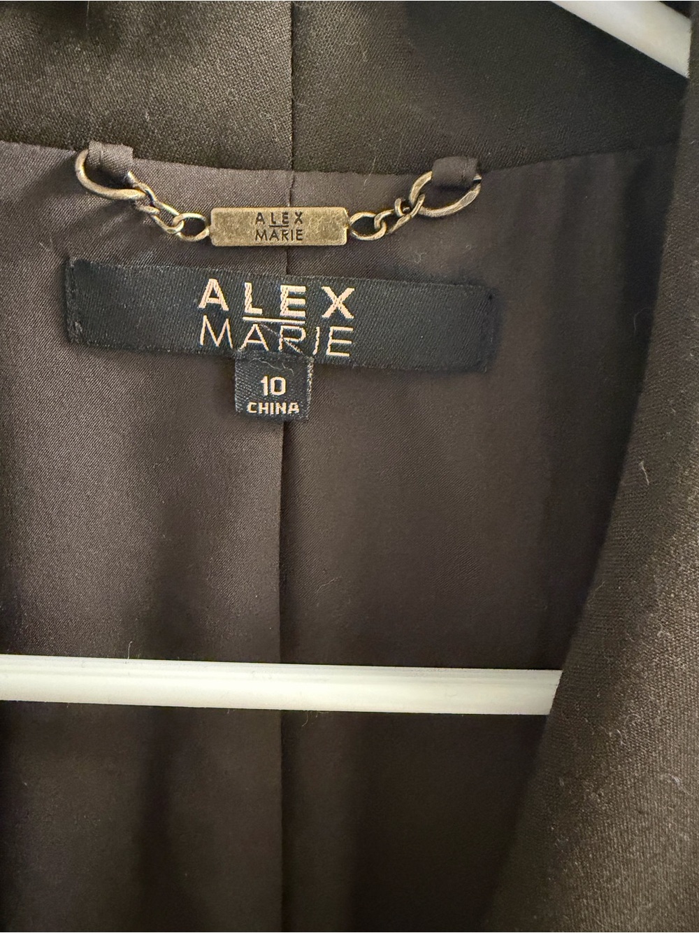 NWT Alex Marie Mona Shawl Collar Single Button Blazer Jacket 10 - Picture 3 of 11